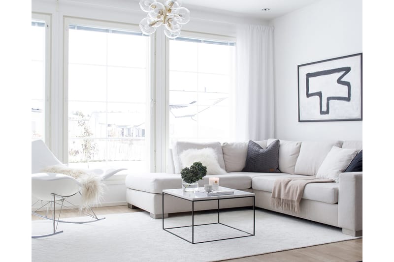 Hattara Matta 200x300 cm Vit - VM Carpets - Textil & mattor - Mattor - Modern matta - Ryamatta & luggmatta