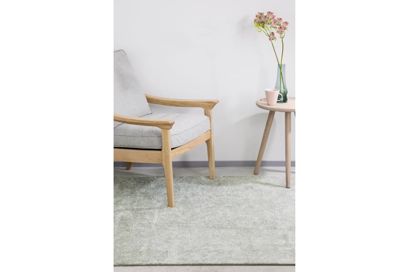 Hattara Matta Rund 160 cm Grön - VM Carpets - Ryamatta & luggmatta