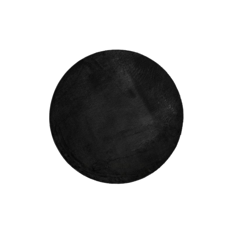 Ryamatta Heaven Rund, 120x120 cm, Svart