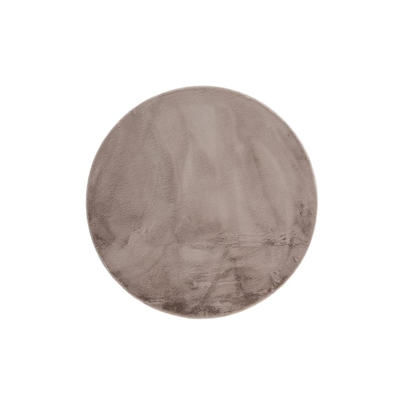 Ryamatta Heaven Rund, 120x120 cm, Taupe
