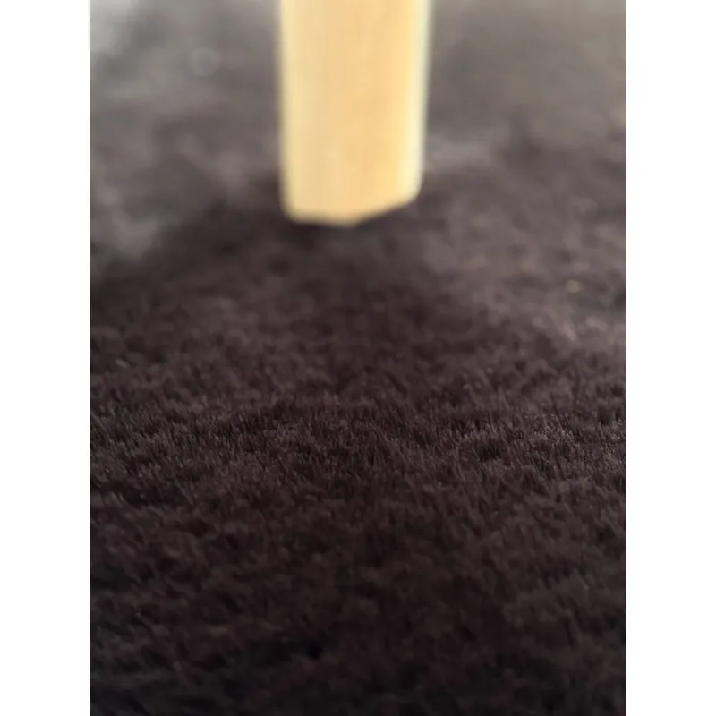 Ryamatta Heaven Rund - 80x80 cm, Svart - Textil & mattor - Mattor - Modern matta - Ryamatta & luggmatta