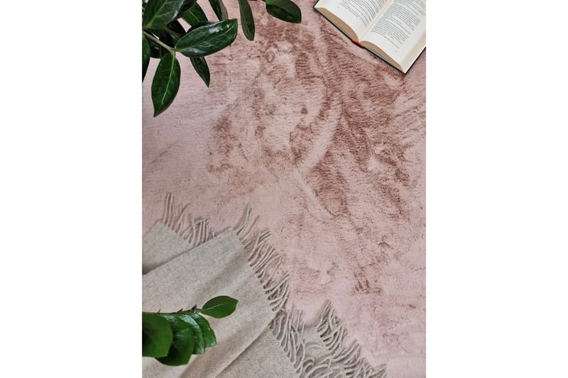 Heaven Ryamatta 120 cm Rund - Rosa - Textil & mattor - Mattor - Modern matta - Ryamatta & luggmatta