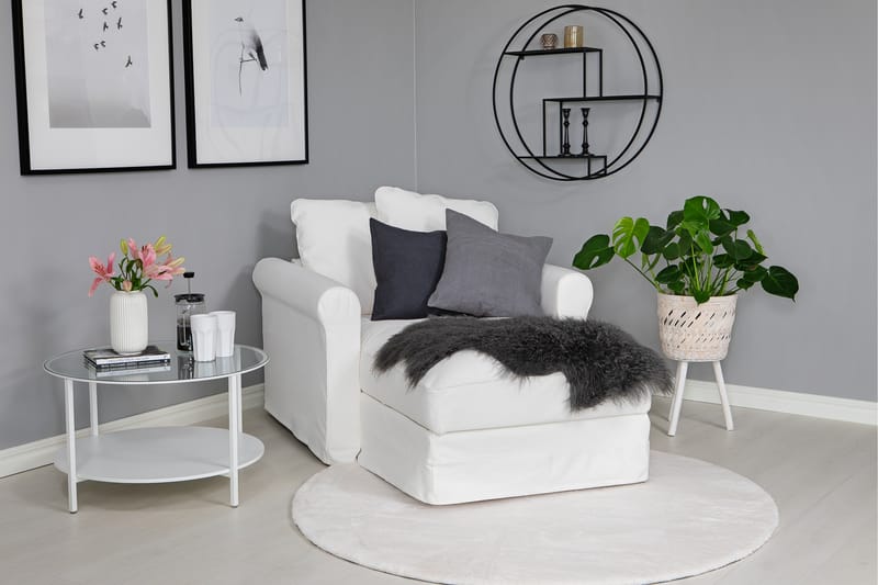 Heaven Ryamatta 200 cm Rund Natur - Natur - Textil & mattor - Mattor - Modern matta - Ryamatta & luggmatta