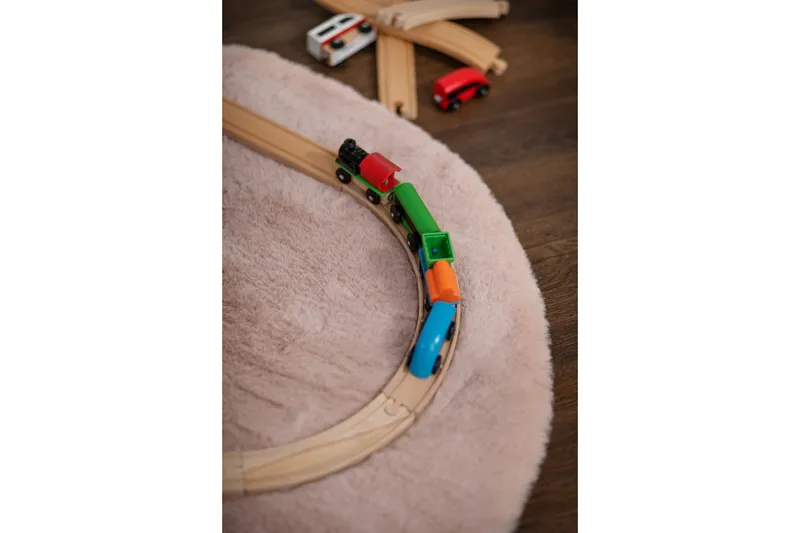 Heaven Ryamatta 200 cm Rund - Rosa - Textil & mattor - Mattor - Modern matta - Ryamatta & luggmatta