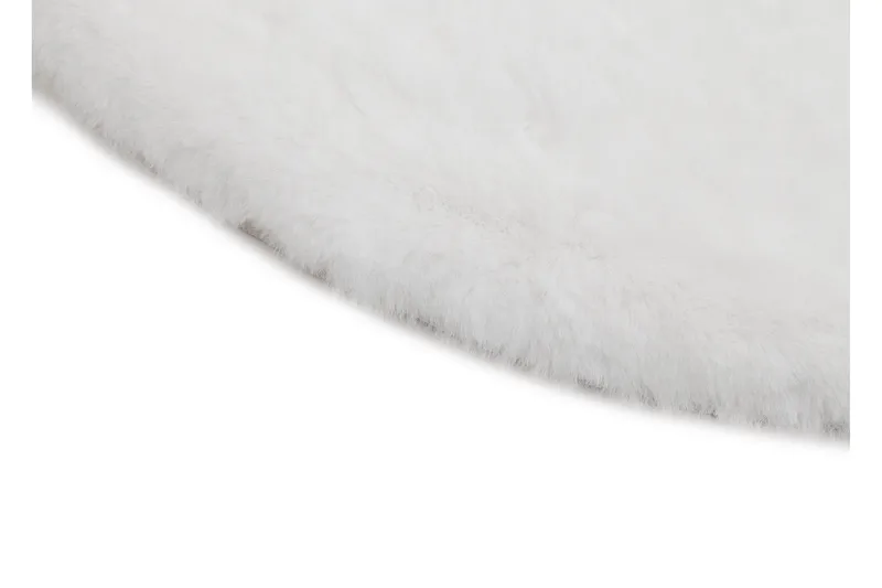 Heaven Ryamatta 200 cm Rund Vit - Vit - Textil & mattor - Mattor - Modern matta - Ryamatta & luggmatta