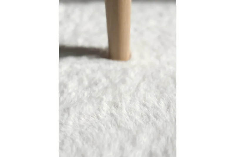 Heaven Ryamatta 200 cm Rund Vit - Vit - Textil & mattor - Mattor - Modern matta - Ryamatta & luggmatta