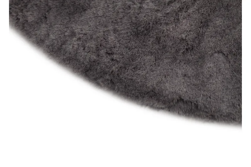 Heaven Ryamatta Antracit rund 120 - Antracit - Textil & mattor - Mattor - Modern matta - Ryamatta & luggmatta