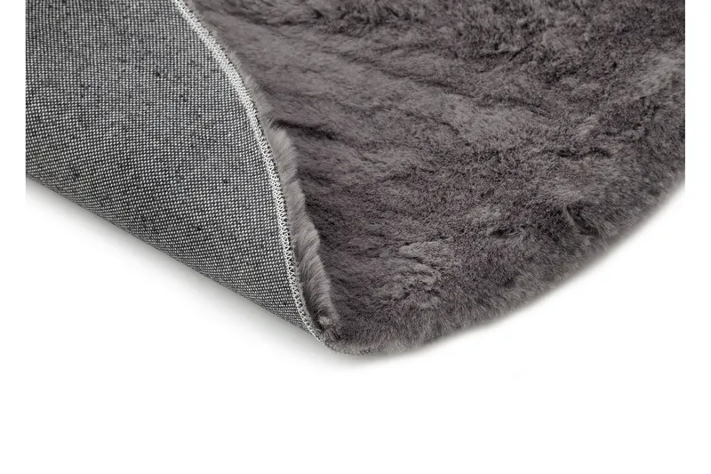 Heaven Ryamatta Antracit rund 120 - Antracit - Textil & mattor - Mattor - Modern matta - Ryamatta & luggmatta