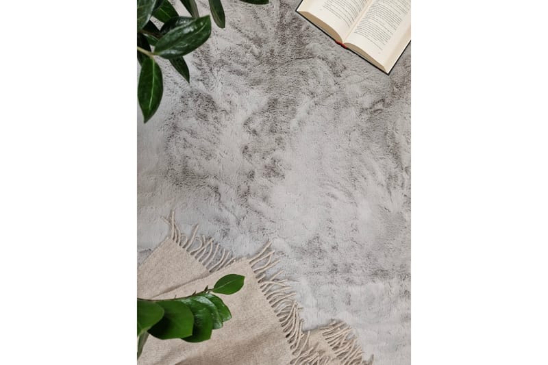 Heaven Ryamatta Grå rund 160 - Grå - Textil & mattor - Mattor - Modern matta - Ryamatta & luggmatta