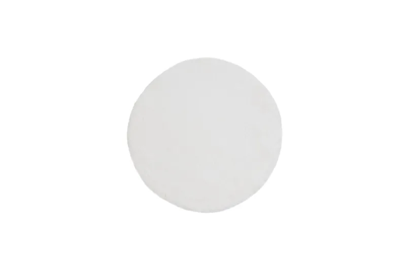 Heaven Ryamatta Vit rund 120 - Vit - Textil & mattor - Mattor - Modern matta - Ryamatta & luggmatta