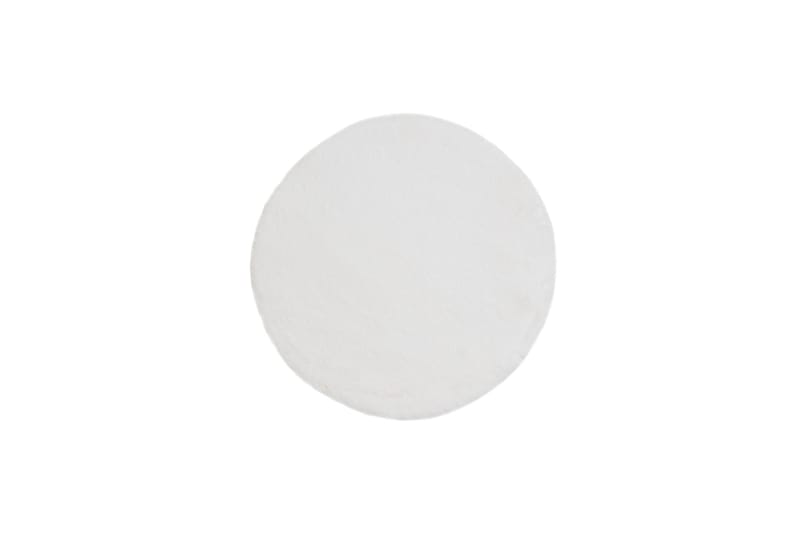 Heaven Ryamatta Vit rund 160 - Vit - Textil & mattor - Mattor - Modern matta - Ryamatta & luggmatta