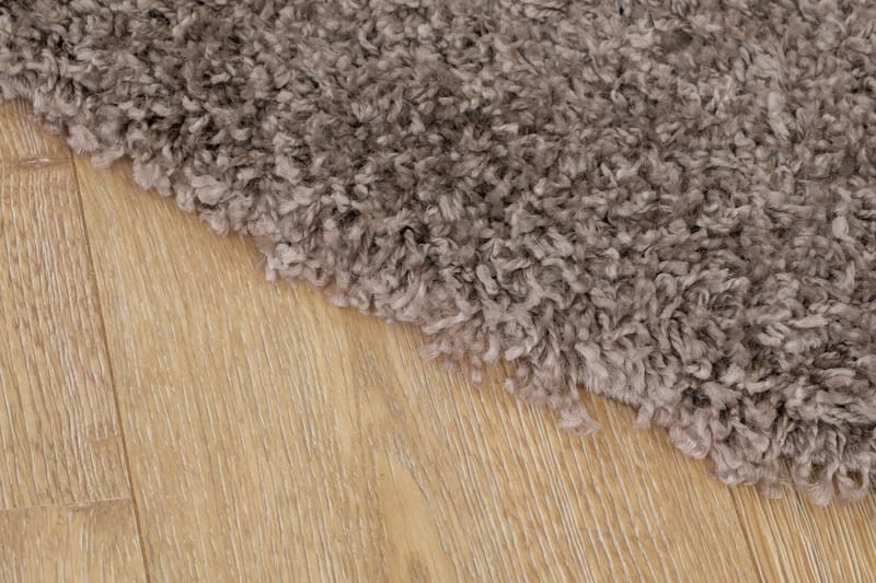Lounge Ryamatta 200 cm Rund - Linne - Textil & mattor - Mattor - Modern matta - Ryamatta & luggmatta
