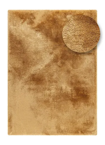Maskinvävd Matta Novelle 140x200 cm - Gul - Textil & mattor - Mattor - Modern matta - Ryamatta & luggmatta