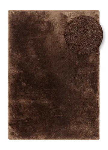 Maskinvävd Matta Novelle 160x230 cm - Mörkbrun - Textil & mattor - Mattor - Modern matta - Ryamatta & luggmatta