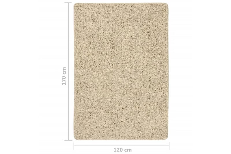 Matta gräddvit 120x170 cm halkfri - Vit - Textil & mattor - Mattor - Modern matta - Ryamatta & luggmatta