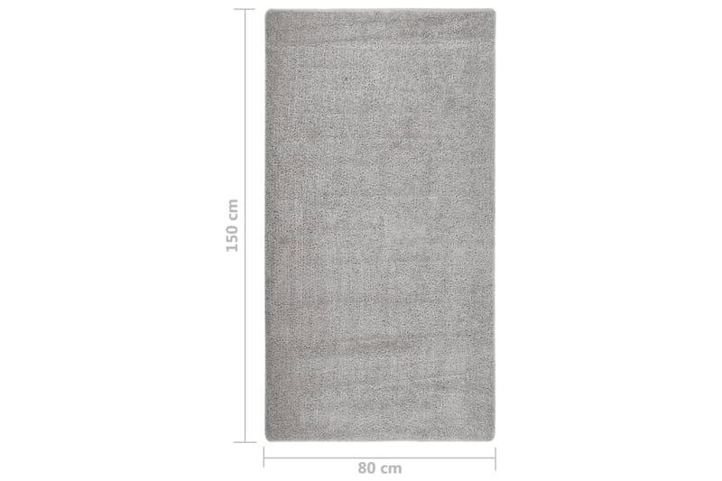 Matta ljusgrå 80x150 cm halkfri - Grå - Ryamatta & luggmatta