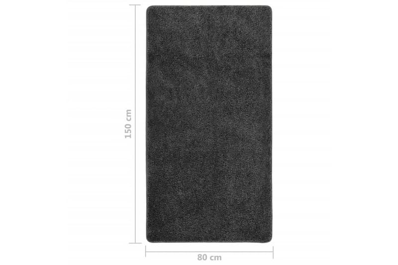 Matta mörkgrå 80x150 cm halkfri - Grå - Ryamatta & luggmatta