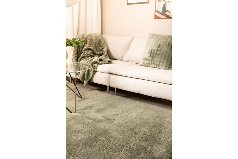 Ryamatta Royal Deluxe - 140x200 cm, Green - Textil & mattor - Mattor - Modern matta - Ryamatta & luggmatta