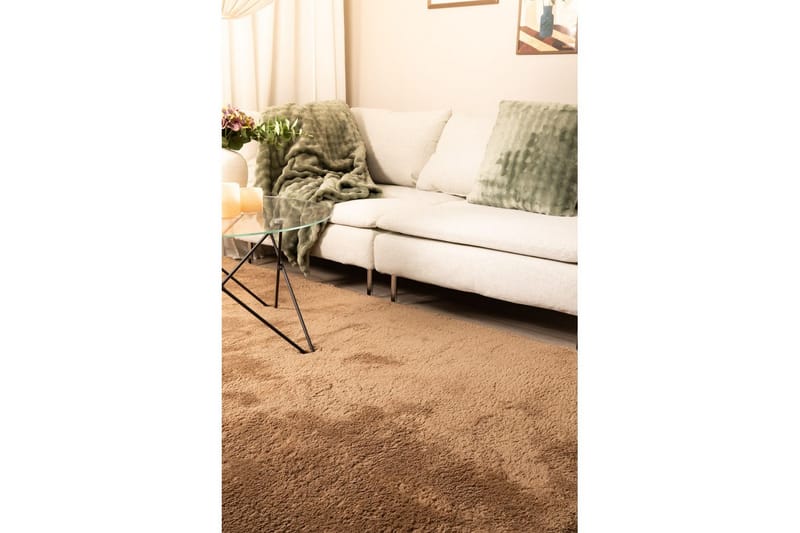 Ryamatta Royal Deluxe - 140x200 cm, Mocca - Textil & mattor - Mattor - Modern matta - Ryamatta & luggmatta