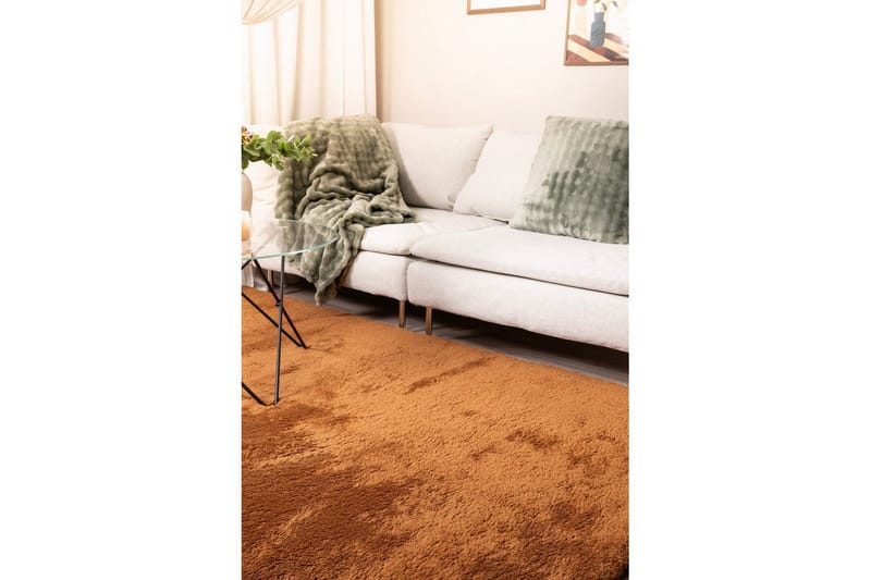 Ryamatta Royal Deluxe - 160x230 cm, Terracotta - Textil & mattor - Mattor - Modern matta - Ryamatta & luggmatta