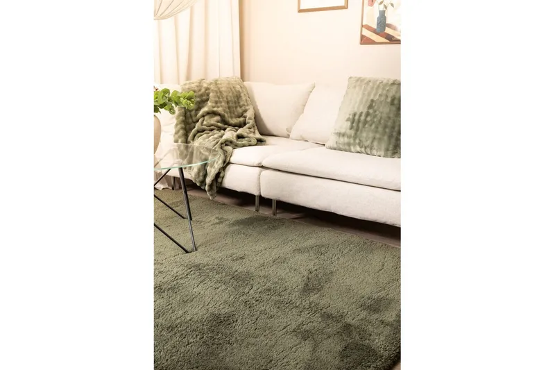 Ryamatta Royal Deluxe - 230x330 cm, Emerald Green - Textil & mattor - Mattor - Modern matta - Ryamatta & luggmatta