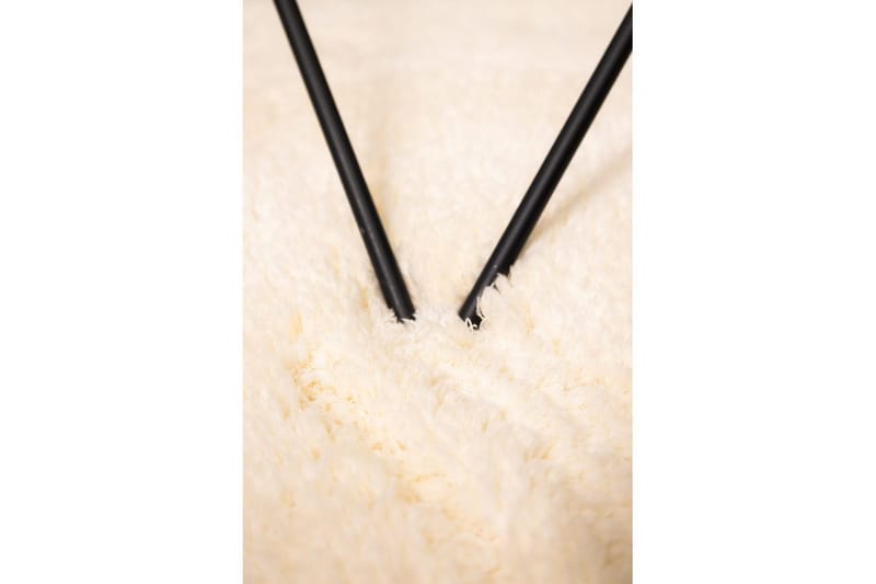 Ryamatta Royal Deluxe Rund - 120x120 cm, Creme - Textil & mattor - Mattor - Modern matta - Ryamatta & luggmatta