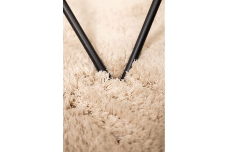 Ryamatta Royal Deluxe Rund - 160x160 cm, Greige - Textil & mattor - Mattor - Modern matta - Ryamatta & luggmatta