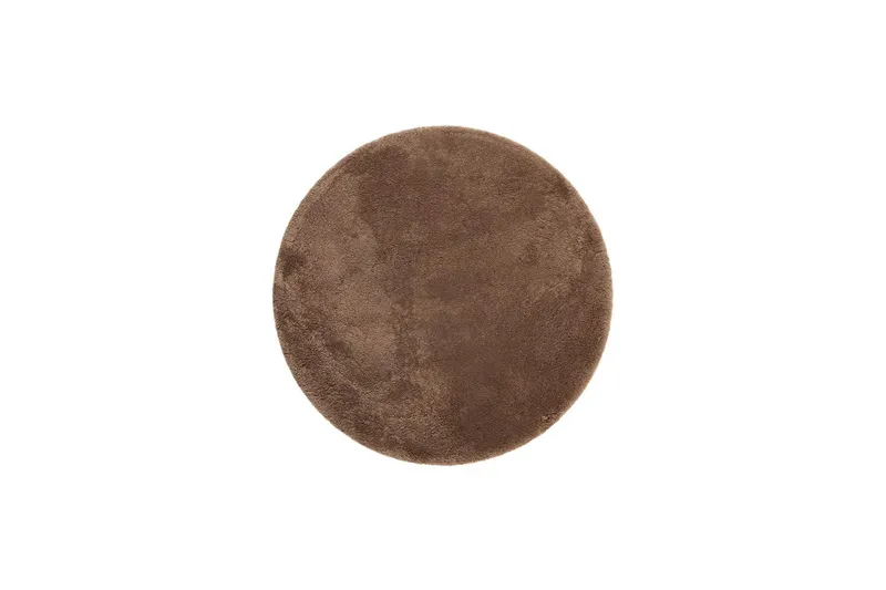 Ryamatta Royal Deluxe Rund - 160x160 cm, Mocca - Textil & mattor - Mattor - Modern matta - Ryamatta & luggmatta