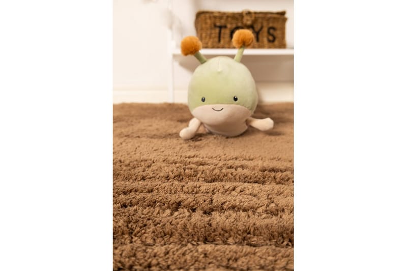 Ryamatta Royal Deluxe Rund - 160x160 cm, Mocca - Textil & mattor - Mattor - Modern matta - Ryamatta & luggmatta