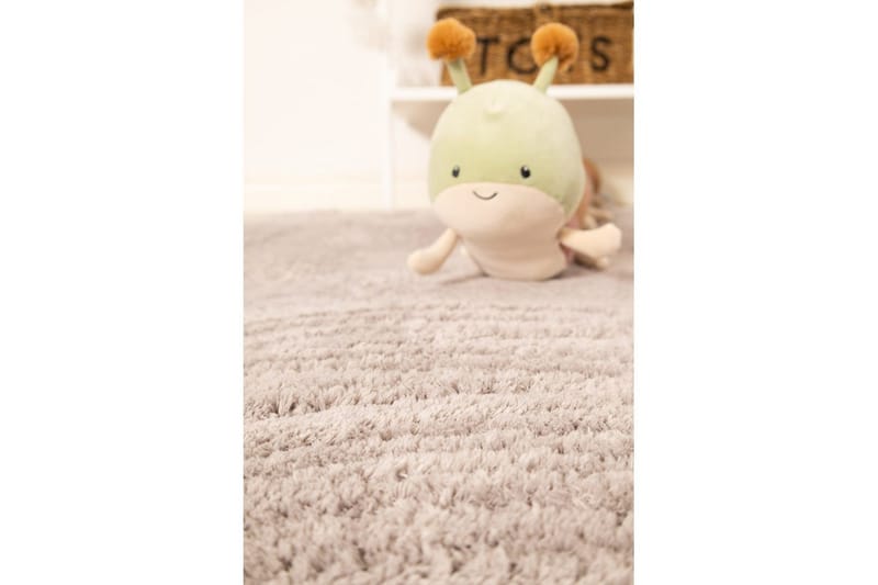 Ryamatta Royal Deluxe Rund - 160x160 cm, Silver - Textil & mattor - Mattor - Modern matta - Ryamatta & luggmatta