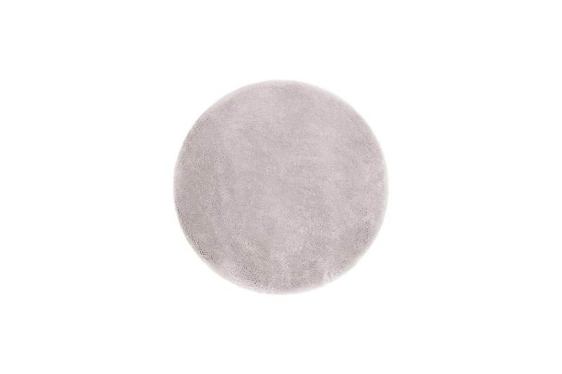 Ryamatta Royal Deluxe Rund - 160x160 cm, Silver - Textil & mattor - Mattor - Modern matta - Ryamatta & luggmatta
