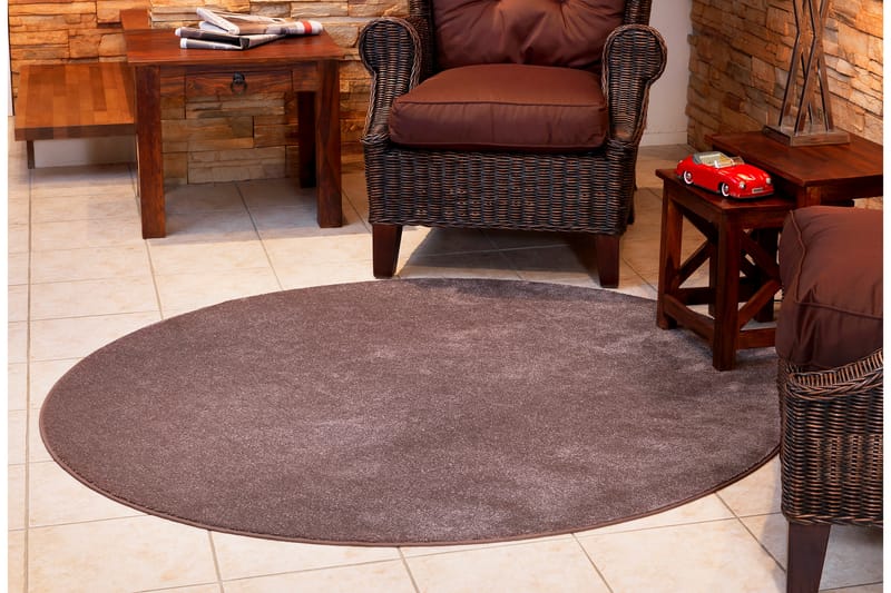 Satine Matta 200x300 cm Brun - Vm Carpet - Textil & mattor - Mattor - Modern matta - Ryamatta & luggmatta