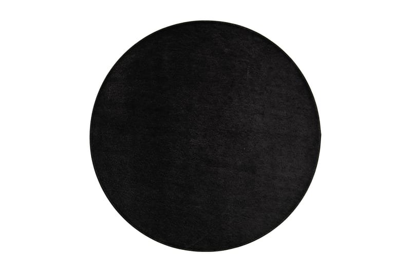 Satine Matta Rund 160 cm Svart - Vm Carpet - Textil & mattor - Mattor - Modern matta - Ryamatta & luggmatta