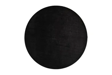 Satine Matta Rund 160 cm Svart