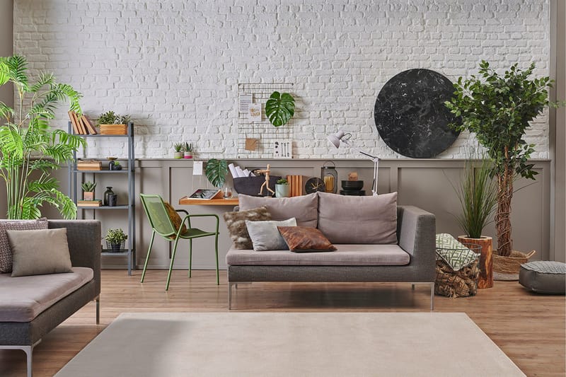 Sheraton Ryamatta Rektangulär 140x200 cm - Creme - Textil & mattor - Mattor - Modern matta - Ryamatta & luggmatta