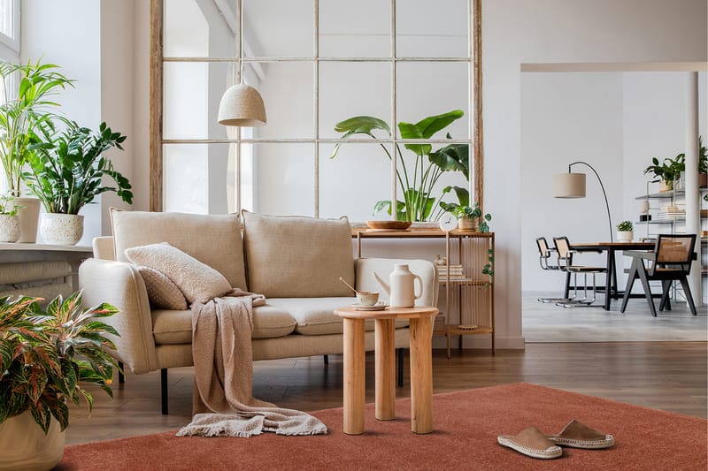 Sheraton Ryamatta Rektangulär 140x200 cm - Terracotta - Textil & mattor - Mattor - Modern matta - Ryamatta & luggmatta