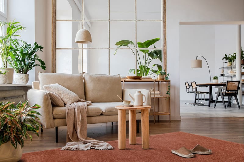 Sheraton Ryamatta Rektangulär 140x200 cm - Terracotta - Textil & mattor - Mattor - Modern matta - Ryamatta & luggmatta