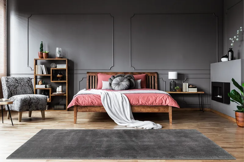 Sheraton Ryamatta Rektangulär 160x230 cm - Grafit - Textil & mattor - Mattor - Modern matta - Ryamatta & luggmatta