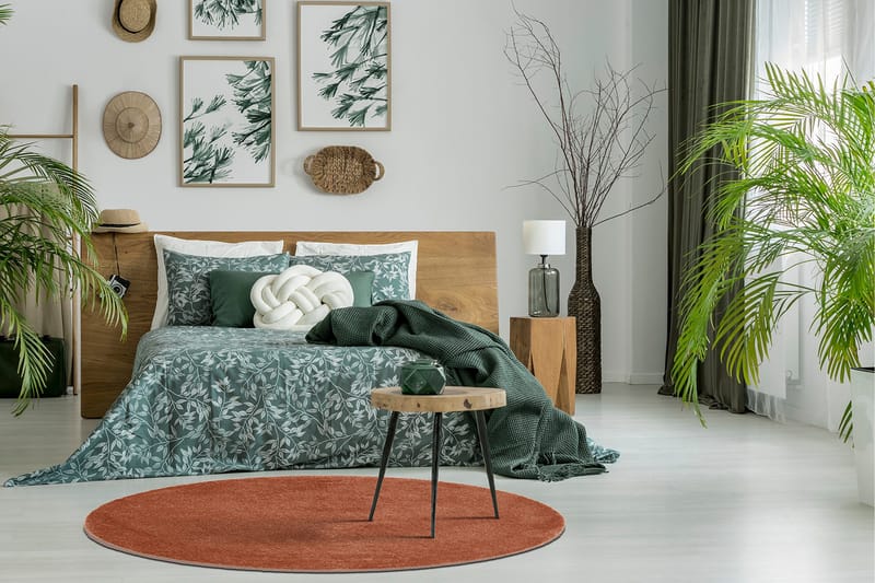 Sheraton Ryamatta Rund 200 cm - Terracotta - Textil & mattor - Mattor - Modern matta - Ryamatta & luggmatta