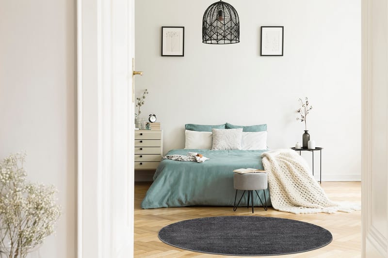 Sheraton Ryamatta Rund 240 cm - Grafit - Textil & mattor - Mattor - Modern matta - Ryamatta & luggmatta