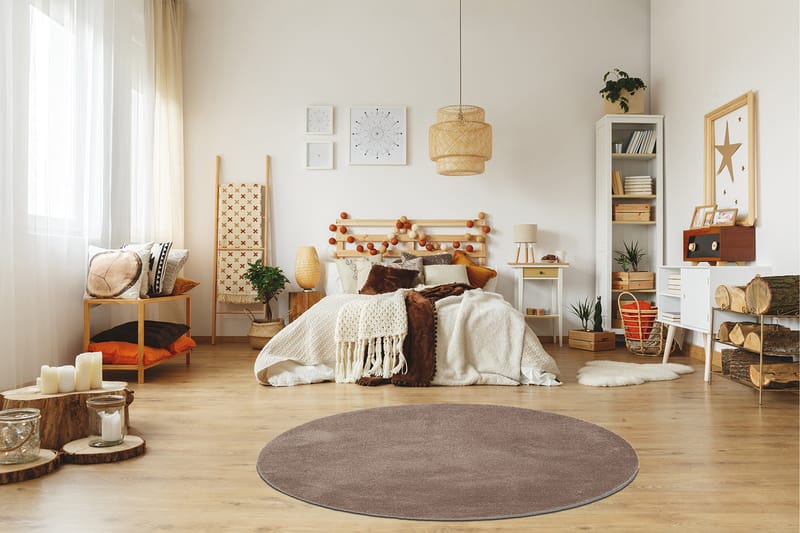 Sheraton Ryamatta Rund 240 cm - Linne - Textil & mattor - Mattor - Modern matta - Ryamatta & luggmatta