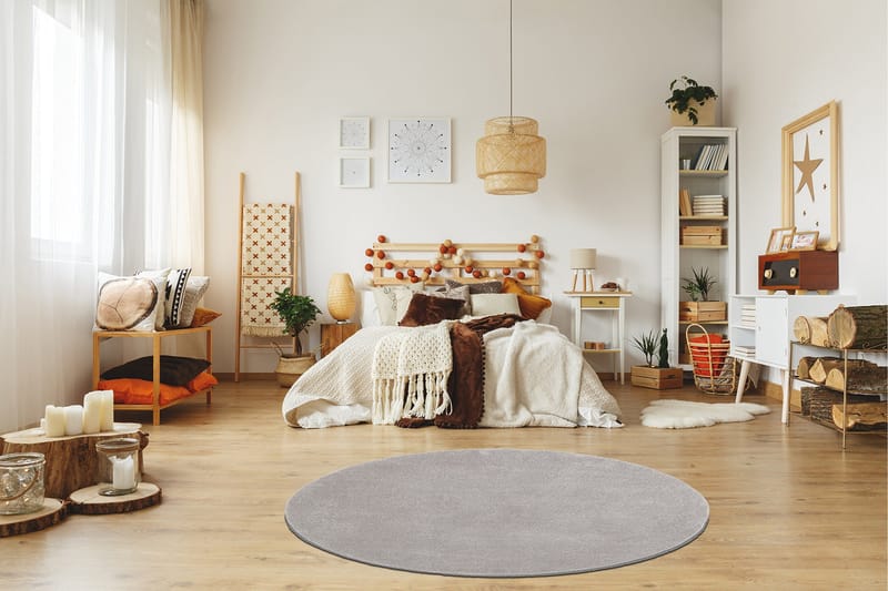 Sheraton Ryamatta Rund 240 cm - Silver - Textil & mattor - Mattor - Modern matta - Ryamatta & luggmatta