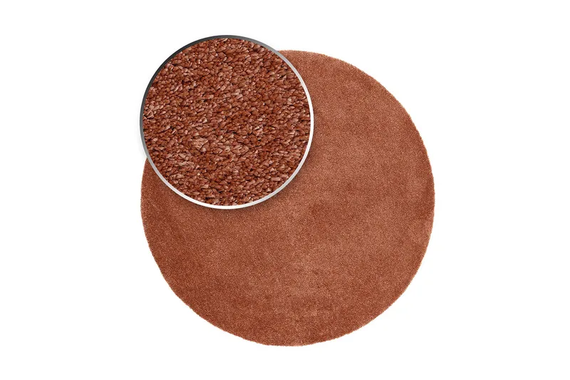 Sheraton Ryamatta Rund 240 cm - Terracotta - Textil & mattor - Mattor - Modern matta - Ryamatta & luggmatta