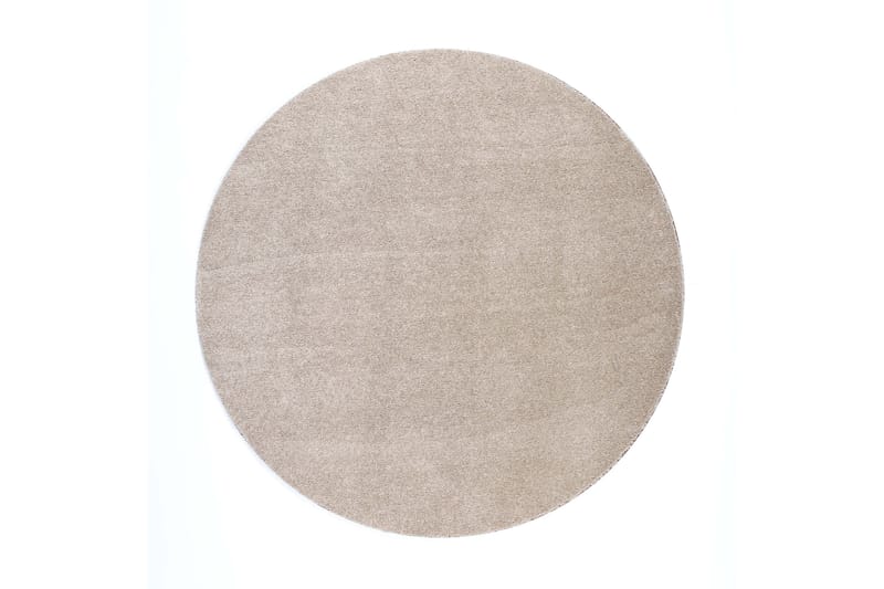 Silkkitie Matta Rund 200 cm Beige - Vm Carpet - Ryamatta & luggmatta