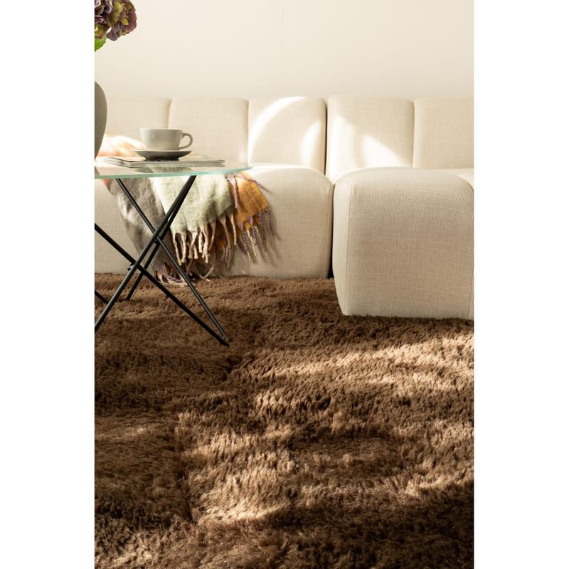 Ryamatta Teddybear - 160x230 cm, Chocolate - Textil & mattor - Mattor - Modern matta - Ryamatta & luggmatta