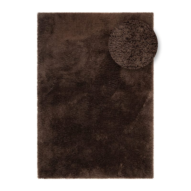 Ryamatta Teddybear - 160x230 cm, Chocolate - Textil & mattor - Mattor - Modern matta - Ryamatta & luggmatta