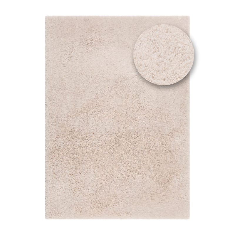 Ryamatta Teddybear - 160x230 cm, Creme - Textil & mattor - Mattor - Modern matta - Ryamatta & luggmatta