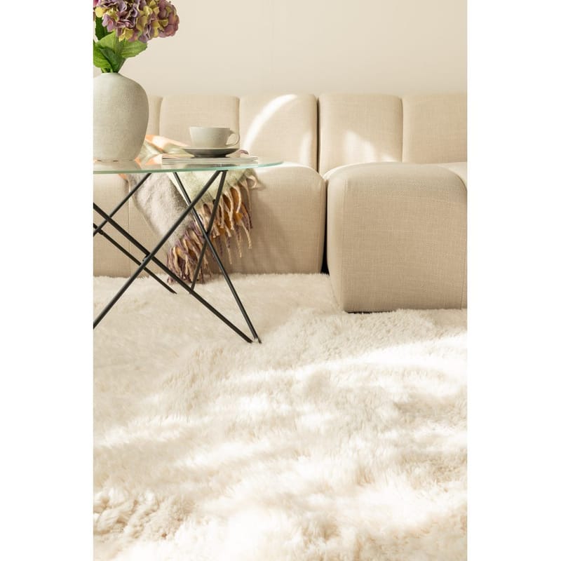 Ryamatta Teddybear - 160x230 cm, Creme - Textil & mattor - Mattor - Modern matta - Ryamatta & luggmatta