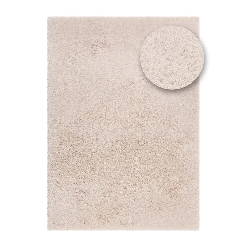 Ryamatta Teddybear - 160x230 cm, Creme - Textil & mattor - Mattor - Modern matta - Ryamatta & luggmatta