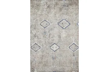 Sabrina Bomullsmatta 100x300 cm Rektangulär - Grå - Textil & mattor - Mattor - Modern matta - Bomullsmatta